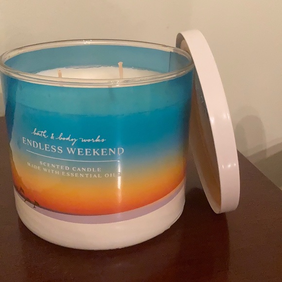 Bath & Body Works Other - “Endless Weekend” candle from Bath and Body Works.